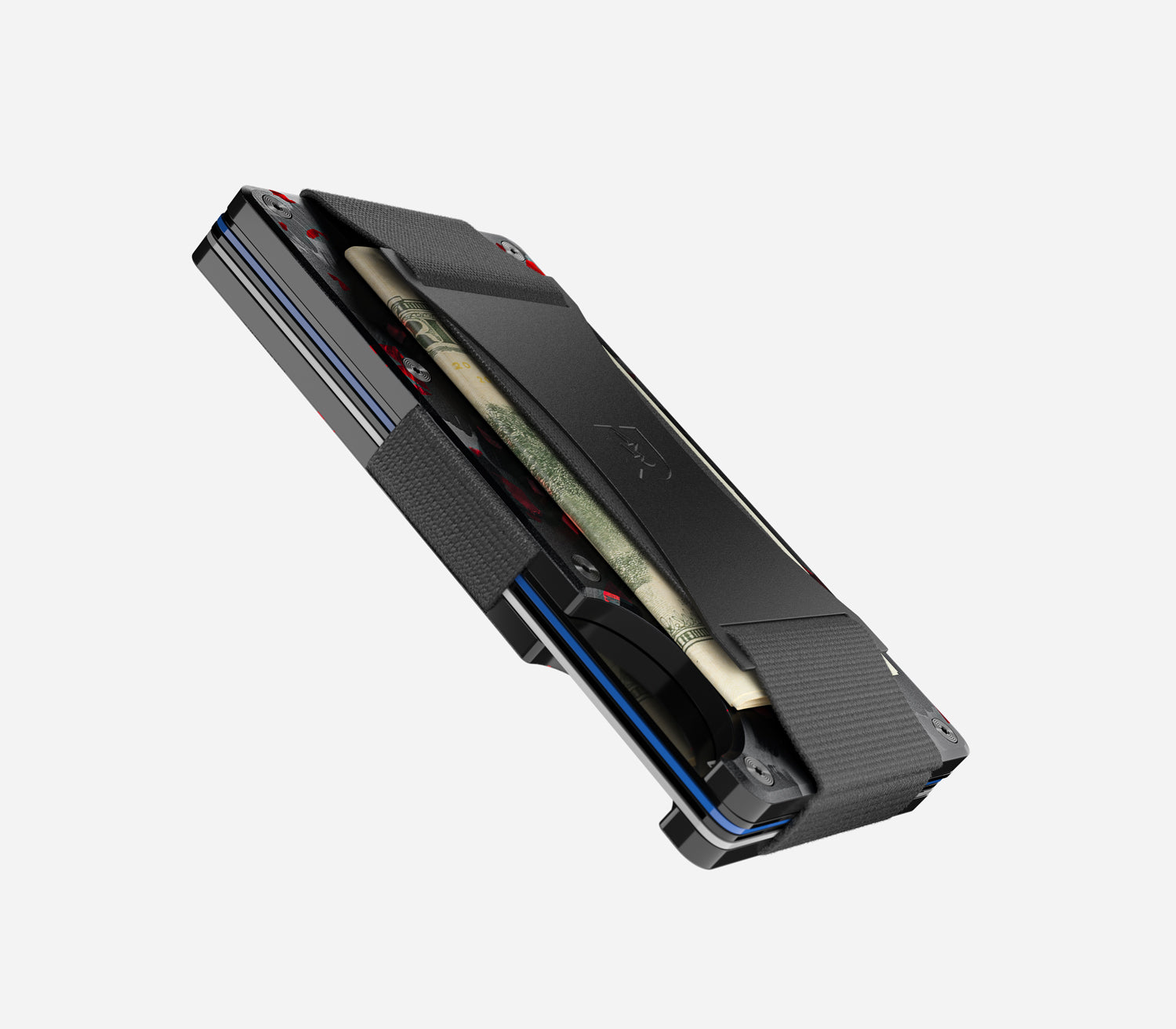 the RIDGE マネークリップ Forged Ember Carbon Forged Ember - Carbon Fiber Wallet | The Ridge